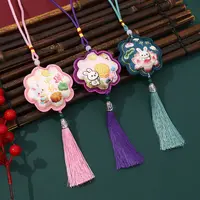 【拍一发三】中秋节小礼品传统刺绣香包香囊车载福禄流苏吊坠挂饰