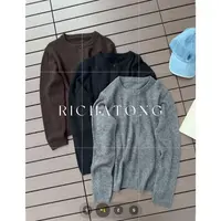 Righ Atong-【巴赫毛衣】半拉链老钱风极简静奢毛衣0917-19