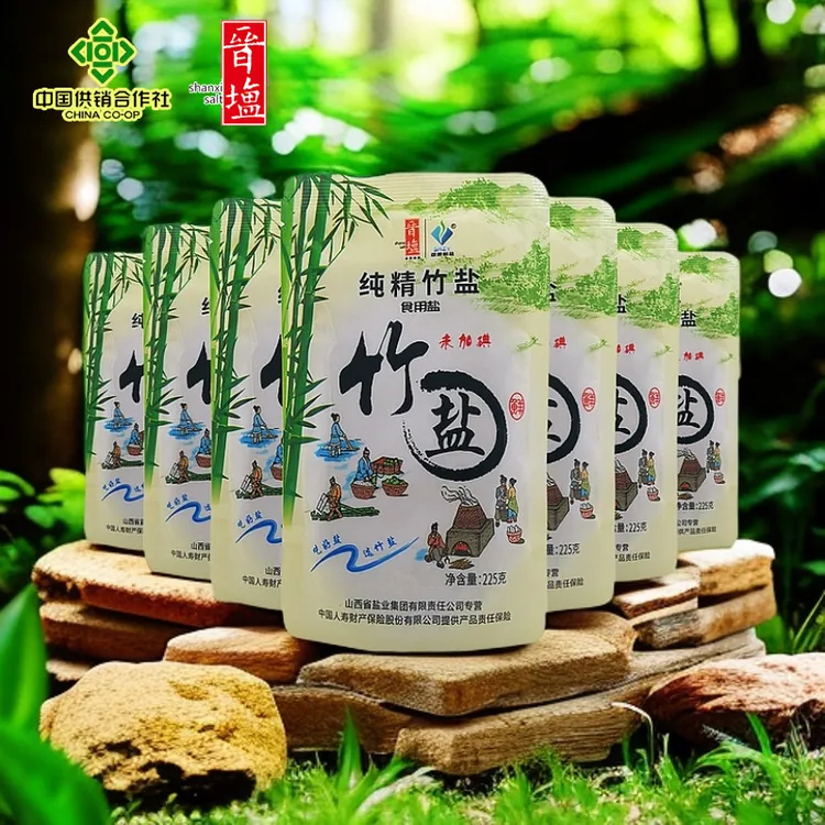 晋盐无碘竹盐6袋包邮