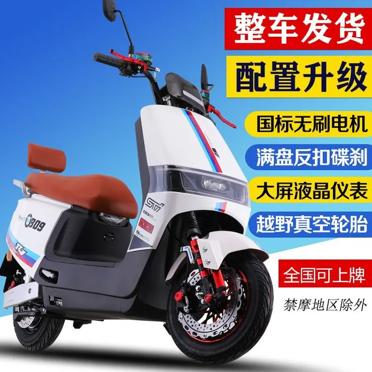 新款电动车72V高速专用长续航智能代步车60V外卖摩托车电动车推荐