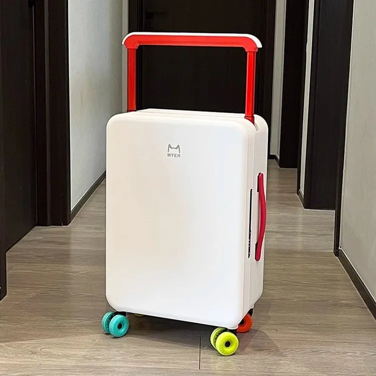 MYER中置宽拉杆箱行李箱20寸登机箱24寸旅行箱带轴承减震溜冰轮