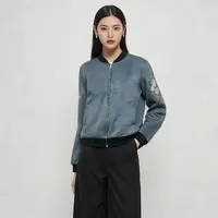 11300-新秋款夹克中老年人妈妈休闲开衫女上衣时尚外套【A44-2-5】