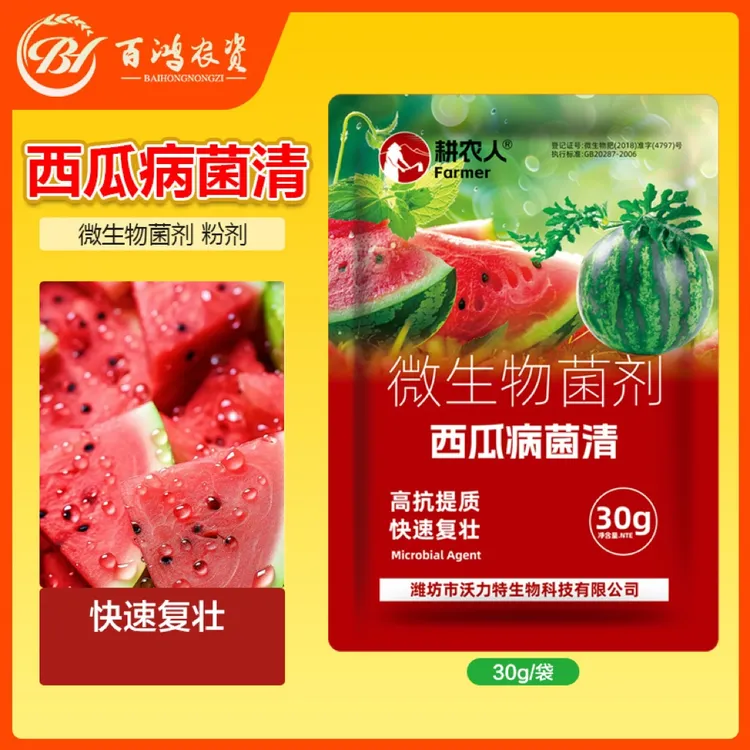 科沃华西瓜病菌清复合微生物菌剂西瓜黄瓜甜瓜瓜果专用叶面肥料