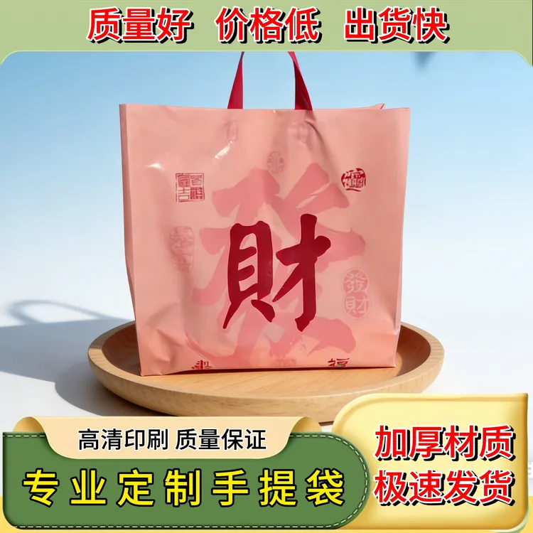 男女服装店手提袋塑料包装袋加厚最新服装袋时尚爆款购物袋礼品袋