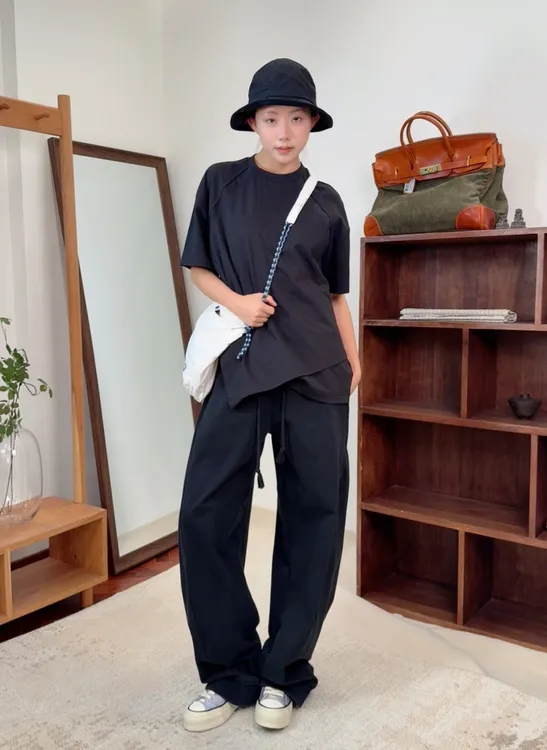 失物招领潮牌女装 2025秋季新款男女同款卫裤复古做旧裤子10318