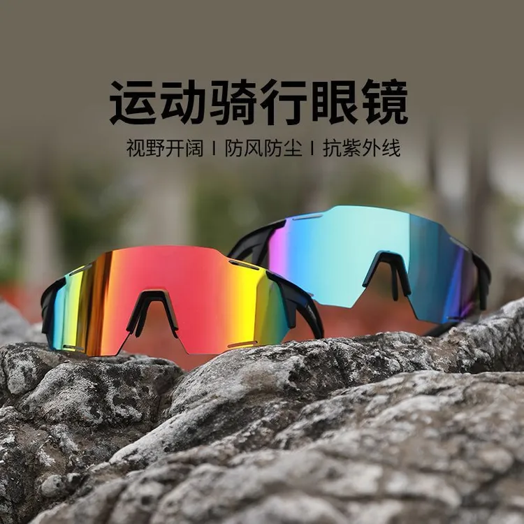 骑行眼镜变色日夜两用偏光防紫外线风沙自行车山地车护目镜防风镜