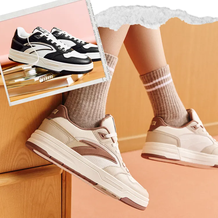 王一博同款安踏街顽LT3冬季爆款流光风情侣板鞋潮流百搭运动鞋