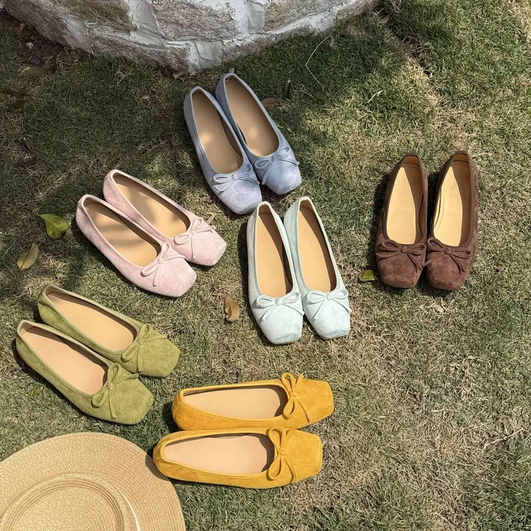 春夏新款法式浅口芭蕾单鞋方头复古温柔旗袍玛丽珍高跟鞋女