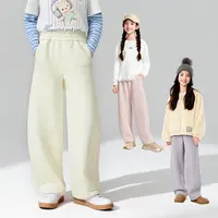 【加厚不加绒】笛莎童装女童裤子春秋季儿童阔腿裤弯刀裤-7M253A404