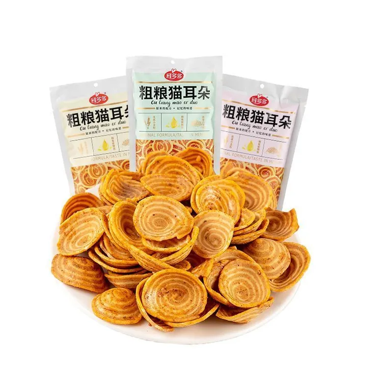 耳多多粗粮猫耳朵72克海苔烤肉椒香味童年回忆老式休闲解馋食品
