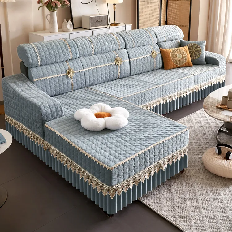 新疆西藏包邮沙发套罩2025年新款定制三座一妃全包订做夹棉加厚夏