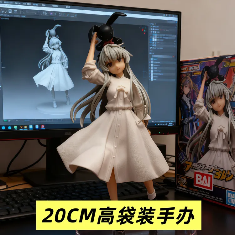 20CM高手办春日野穹缘之空穹妹潮玩男生礼物模玩摆件公仔机箱摆