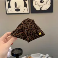 韩系豹丝绒抓夹超洋气老钱风新款高级感后脑勺盘抓夹早秋懒人抓夹