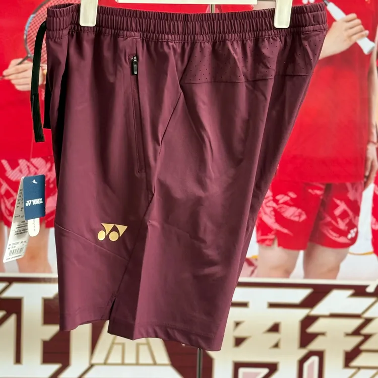 新款YONEX尤尼克斯 羽毛球服男女运动跑步吸汗短裤速干1209025BCR