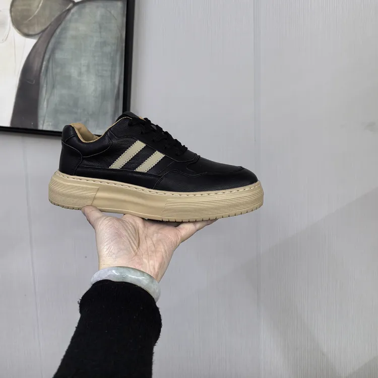 头层牛皮新款休闲鞋男品牌好鞋9332