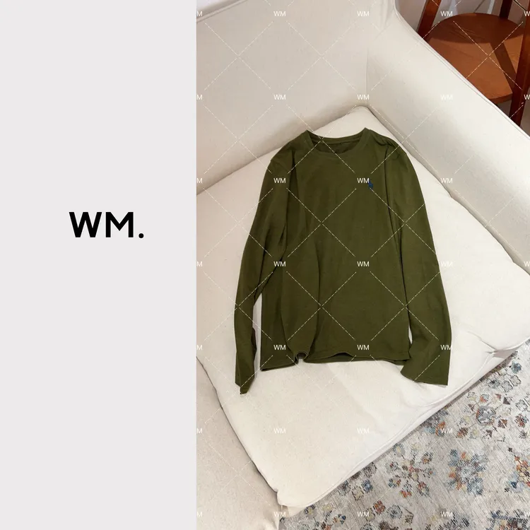 CMZW*小标*小众极简百搭弹力绒感小衫JS-T-25112901