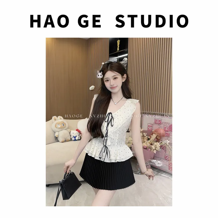 浩哥严选●浪漫波卡尔HGX5SY2285A上衣预小众设计感日常百搭通勤款