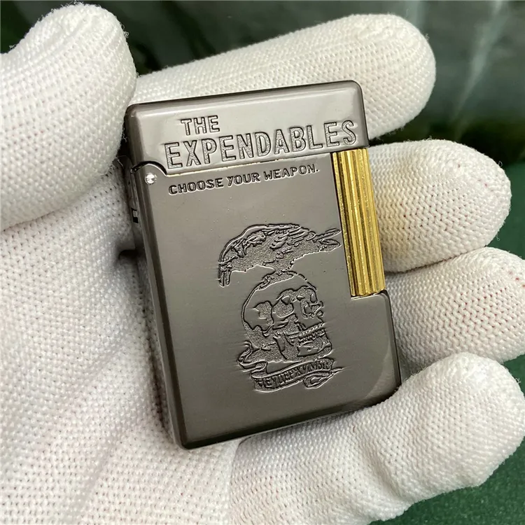 埃菲尔原装新款密封油仓煤油打火机高颜值高档侧滑生日礼物送男友