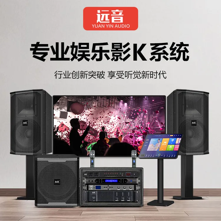 远音专业家用卡拉OK包房家庭KTV唱歌音响套装点歌机影K设备全套