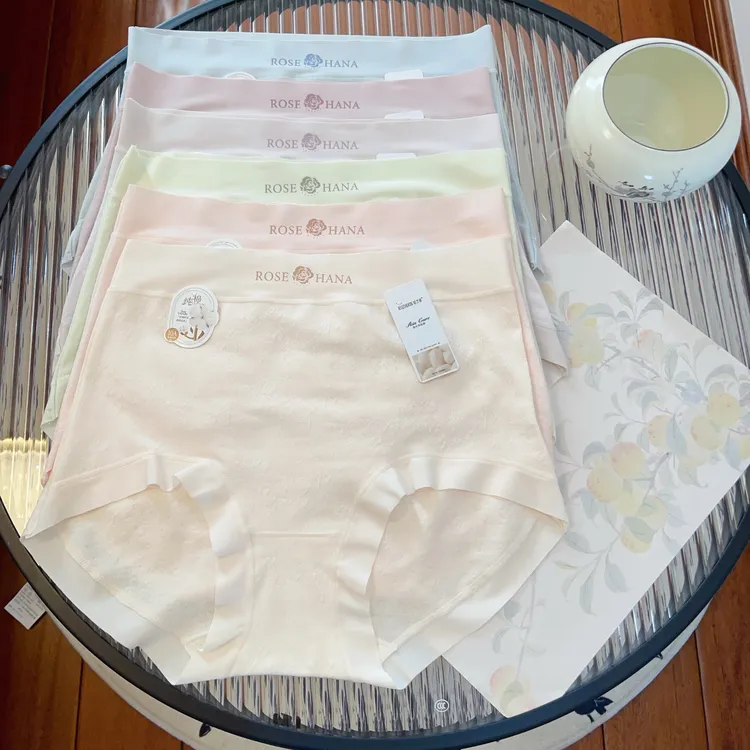 高腰长绒棉女士内裤10A抗菌亲肤透气女三角内裤