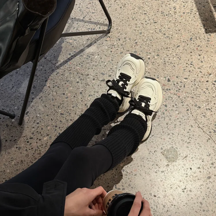 小发喵先锋潮流厚底撞色老爹鞋｜解构设计塑造复古街头高阶型格777