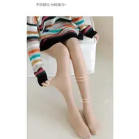 春夏季薄款女士优质高弹力可外穿高腰打底连袜裤01854简约