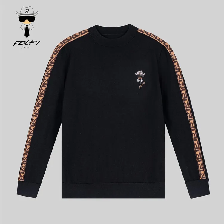 FDLFY老佛爷男士卫衣秋冬季长袖上衣时尚休闲百搭高端轻奢欧货