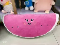 西瓜60厘米毛绒玩具公仔睡觉抱枕长条可爱布娃娃