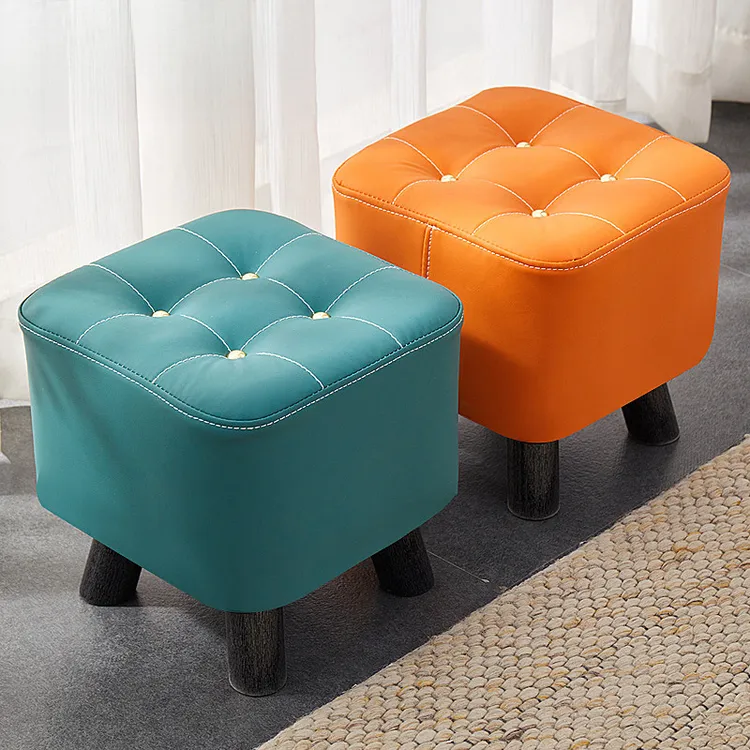 小凳子家用客厅茶几凳实木沙发凳脚踏门口换鞋矮凳创意猫抓皮墩子