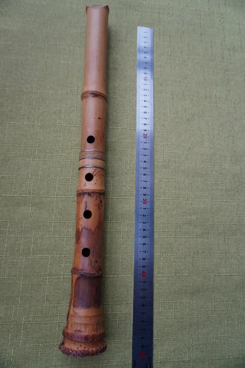 甄选日本真竹尺八乐器G调竹仙尺六48㎝ 五孔大共鸣现代律管