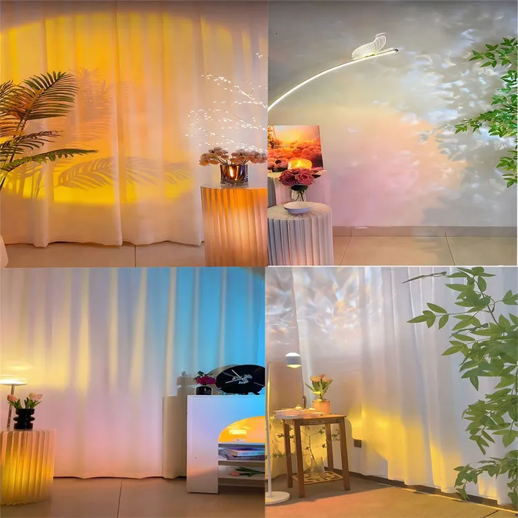 2025年新款网红背景墙仿真高级超清墙面装饰背景布立体暖色系直播