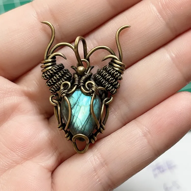 黄铜手工制作一鹿有你首饰编织（可碰水）