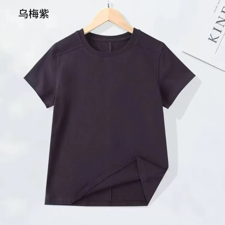 【背影杀】会呼吸的棉！新疆长绒棉赛络纺工艺短袖T恤女