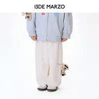 13DE MARZO童装 男女同款2025秋季新款宽松哈伦裤长裤卫裤