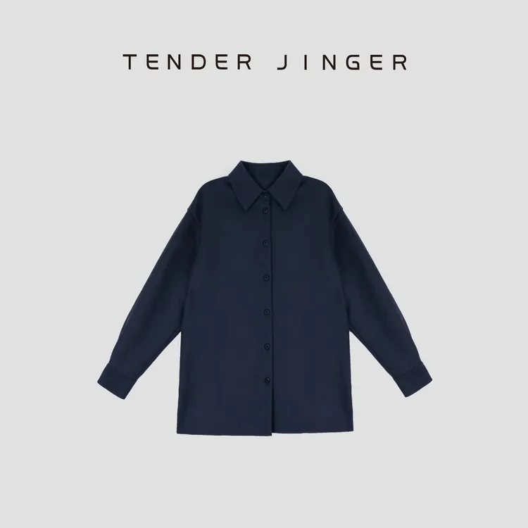 Tender Jinger【雅致随性】羊毛混纺衬衫套装（分开拍）T53TG41320