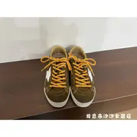【汐汐女装三店】小众设计感系带时尚百搭咖色休闲板鞋 AA6-82