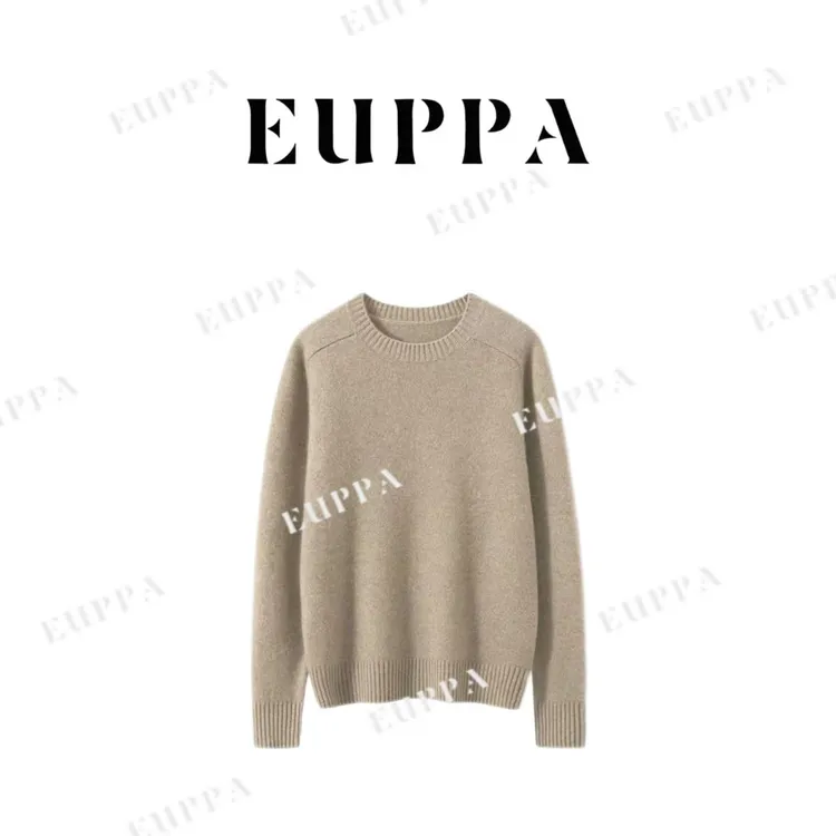 【罕山白绒】100%纯山羊绒衫7针加厚圆领休闲女士纯色QHAYR-807