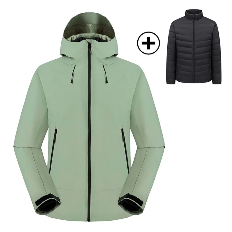 三合一两件套台州鸟家公子LTpro(真冲)石墨烯云绒内胆防风冲锋衣