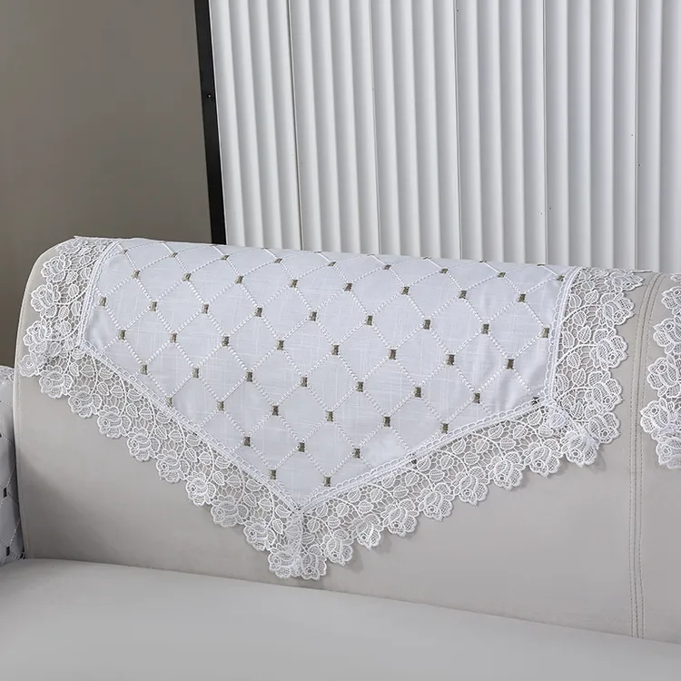 沙发靠背巾盖布棉麻简约现代通用布艺扶手巾沙发防尘盖巾蒙布