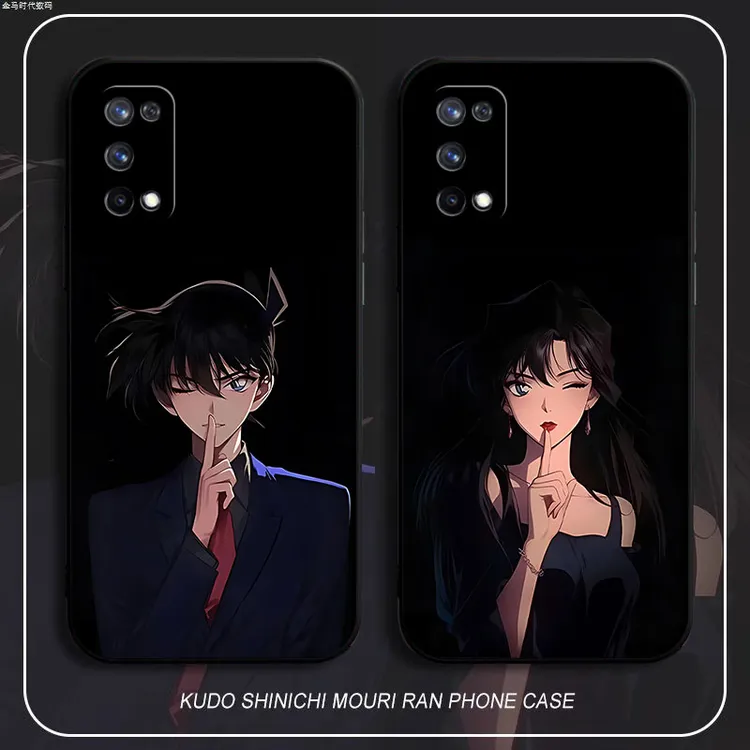 真我RealmeX7Pro手机壳工藤新一情侣小兰动漫新款基德防摔柯南简