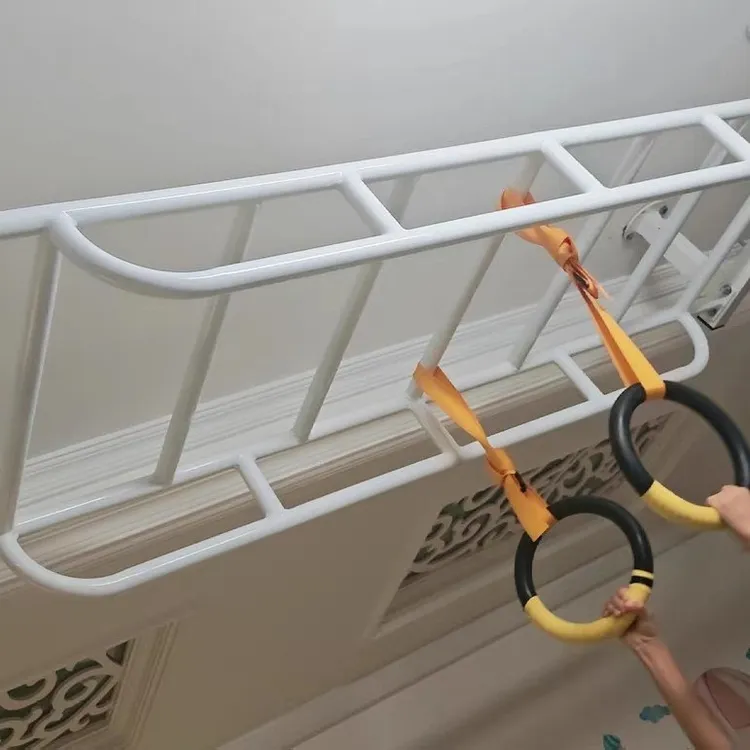 儿童乐园家庭版商场吊顶云梯攀爬架铁质
