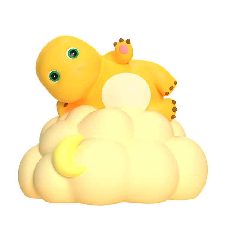 奶龙官方正品云朵拍拍灯卧室宿舍床头睡眠氛围灯卡通发光玩具