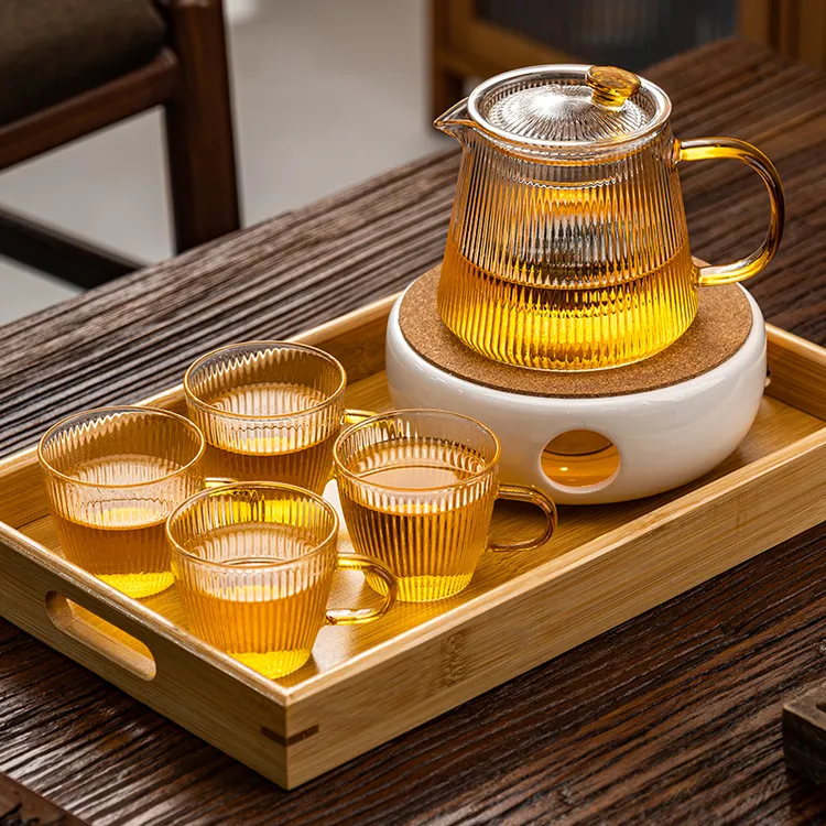 玻璃泡茶单壶高档家用煮茶耐高温茶水分离加厚高硼硅喝茶杯具套装