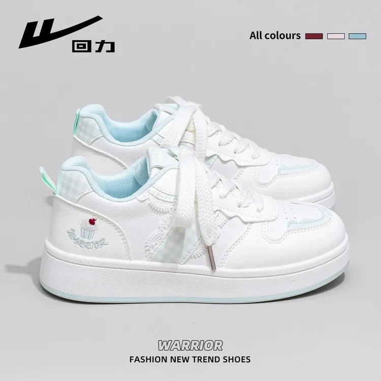 回力女鞋厚底小白鞋女2025冬季新款百搭ins潮保暖加绒休闲棉板鞋