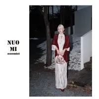 ZOZ糯米子[浮生若梦]新中式改良国风旗袍秋季显瘦收腰修身连衣裙