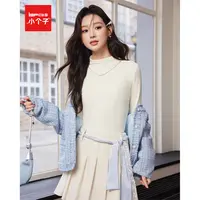 IEF/爱依服2025年韩系早秋穿搭针织衫上衣女小高领套头毛衣打底衫