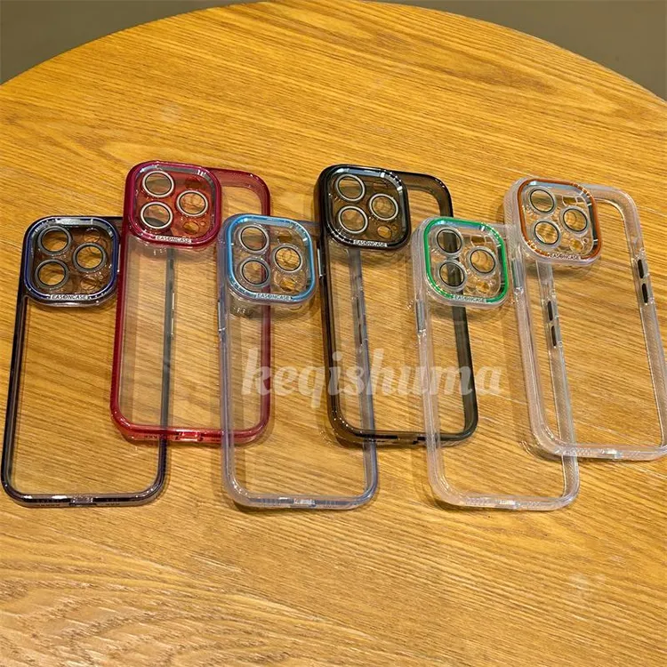 适用16promax手机壳冰点透明带镜头膜iPhone15高级磁吸保护套