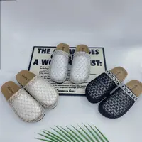 个性镂空水钻包头平跟夏季小香风百搭619