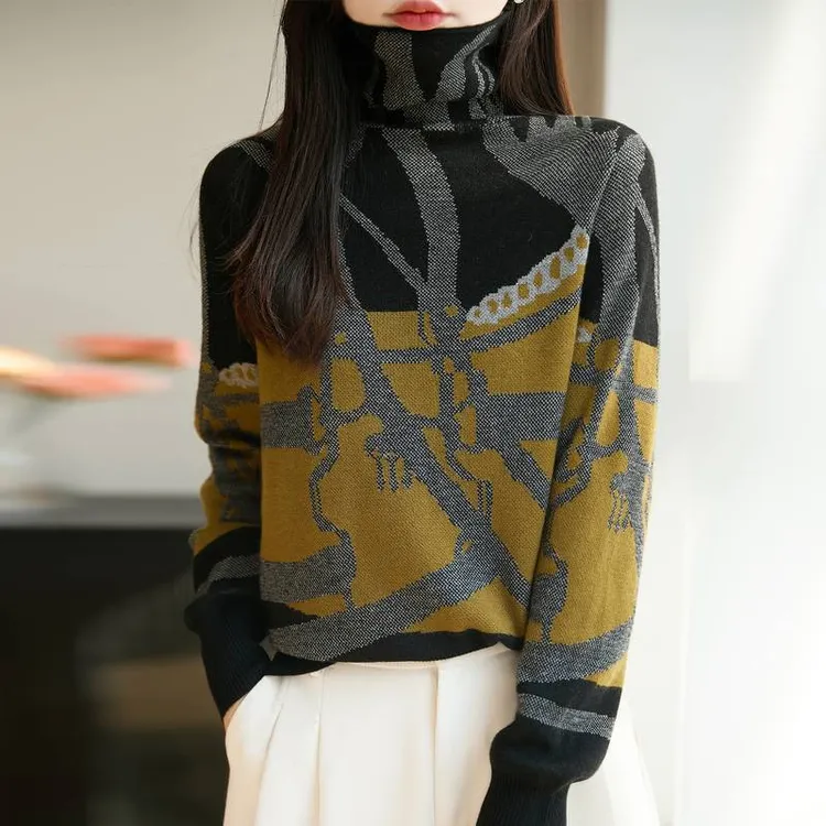 品牌撤柜正品秋冬新款时尚设计感针织衫小众高级女装轻奢羊毛衫女