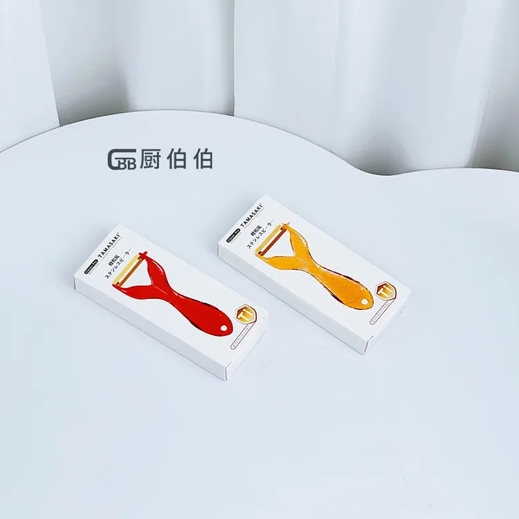削皮刀日本TAMASAK锦鲤削皮器钛覆盖家用水果瓜果削皮刀